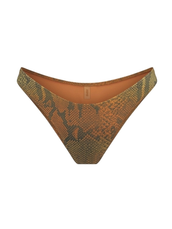 SKIMS Other - SKIMS Orange Snakeskin Bikini Bottom